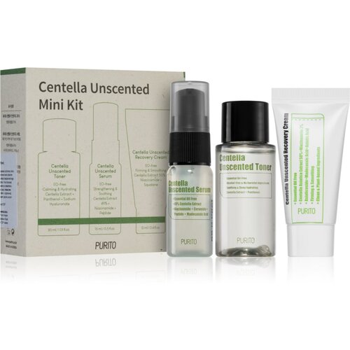 PURITO Centella Unscented Potovalni set (za občutljivo in razdraženo kožo) Cene