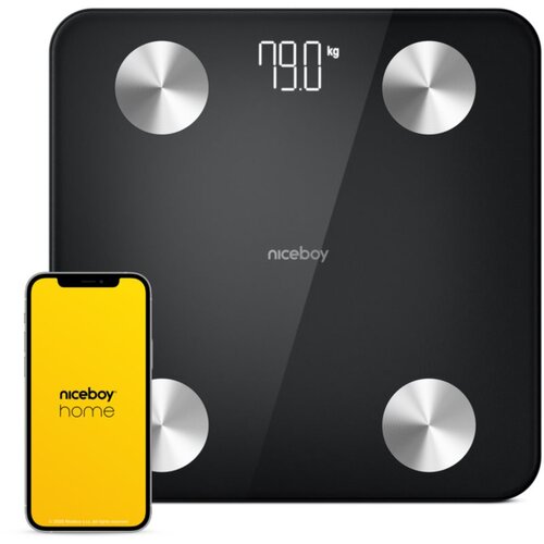 Niceboy SmartScale 2 osebna tehtnica black 1 kos Slike