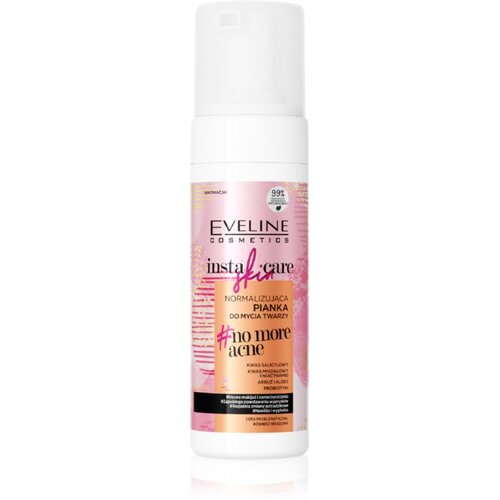 Eveline Cosmetics Insta Skin Care no more acne pjena za či&amp;scaron;ćenje za lice 150 ml Slike