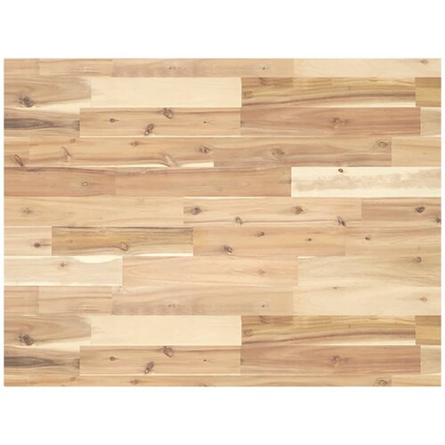  Radni stol 100x60x(73-99,5) cm masivno drvo bagrema pravokutni Slike