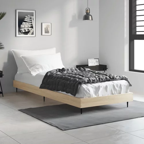  za krevet boja hrasta 75x190 cm od konstruiranog drva