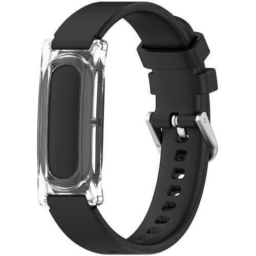INF Deljiv silikonski ovitek s PC pasom za Google Fitbit Air Black, (5000310520) Cene