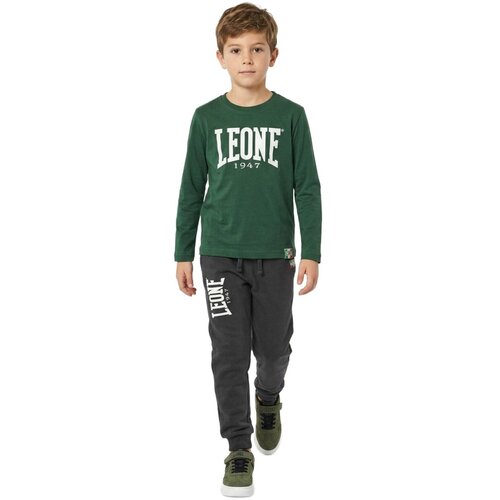 Leone 1947 Majice z dolgimi rokavi Boy Long Sleeves Big Logo Zelena Cene