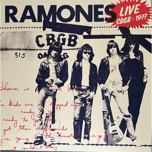 Ramones LIVE AT CBGB&amp;#039;S (RED VINYL) (BLACK FRIDAY) (LIMITED Slike