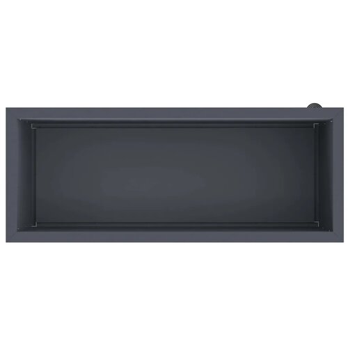  Vrtna posuda za sadnju s LED svjetlom 2 kom. Antracit - Antracit 40 x 100 x 40 cm 2 Slike