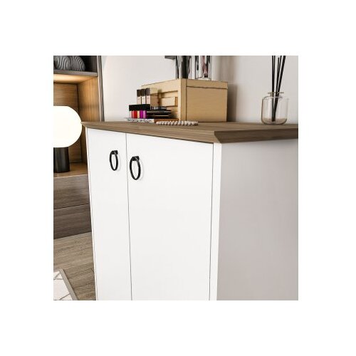 Woody Fashion Konzolni sto Nuanse, 72x83.1x42 cm, Bijeli Slike