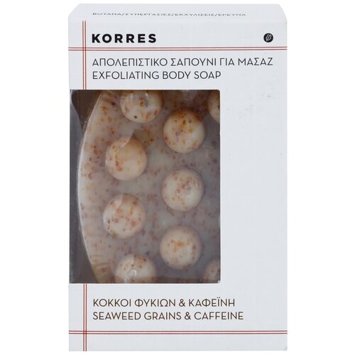 Korres Seaweed Grains &amp;amp; Kaffeine sapun za piling protiv celulita 125 g Slike