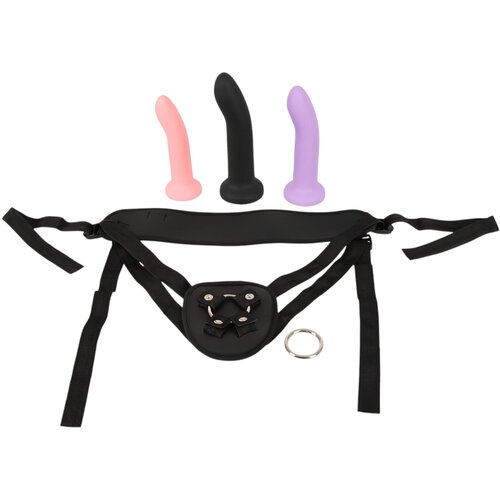 You2Toys - set dildoa za pričvršćivanje (crna) Cijene