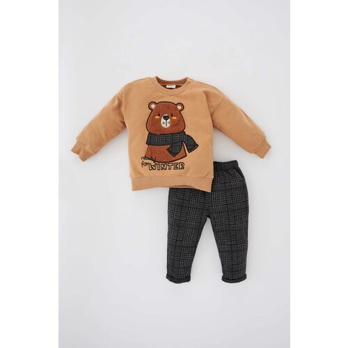 Defacto 2 piece Regular Fit Animal Knitted Set Slike