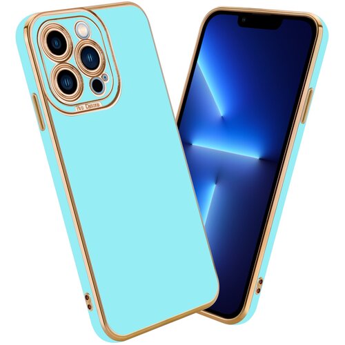 Cadorabo Ohi&scaron;je, združljiv z Apple v sijajni turkizni - Rose Gold - Za&scaron;čitni pokrov iz fleksibilnega silikona TPU in z za&scaron;čito pred kamero, (20595541) Cene