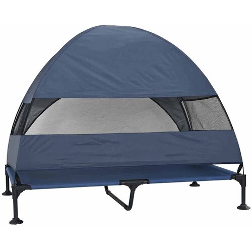  Povi&amp;scaron;eni krevet za pse Mornarsko plava 127 x 81 x 108 cm Slike