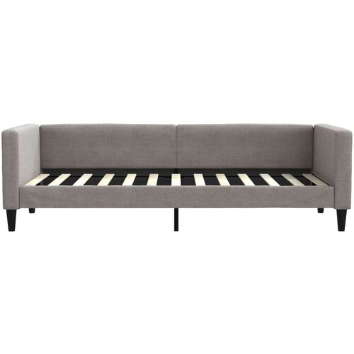  Dnevni krevet smeđesivi 80 x 200 cm od tkanine Slike