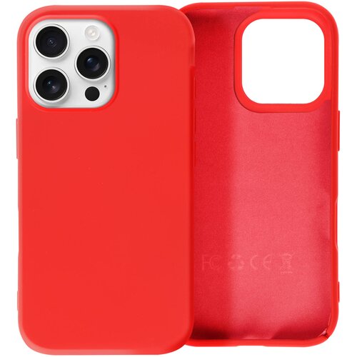 AVIZAR Ohi&scaron;je za iPhone 16 Pro Max Poltrdno Soft-touch proti označevanju, Rdeča, (5000014494) Cene