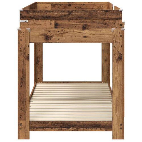  Krevet na kat za djecu s madracem Staro drvo 100 x 200 cm Slike
