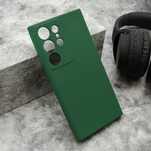 Maska VELVET TOUCH za Samsung S928B Galaxy S24 Ultra 5G/ tamno zelena Slike