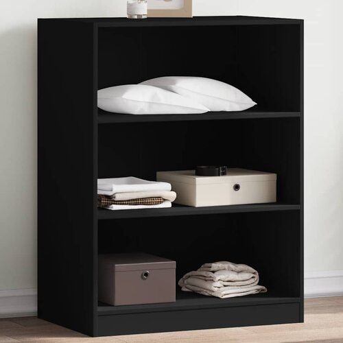  Ormar crni 77 x 48 x 102 cm od konstruiranog drva Cene