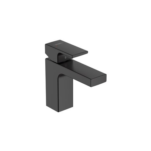 Hansgrohe Vernis Shape 100 Matt Black baterija (slavina) za umivaonik sa odlivnim ventilom sifona pop-up 71561670 Cene