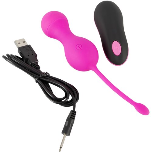 Sweet Smile Remote Controlled Love Balls Pink Slike