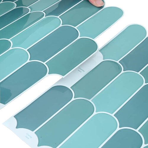  Pernata pločica 10 pcs Plava 30 x 30 cm Poliuretan i PET Slike