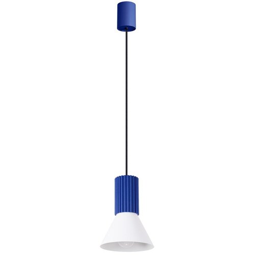 Sollux Plava metalna viseća svjetiljka &amp;oslash; 14 cm Niru &amp;ndash; Slike