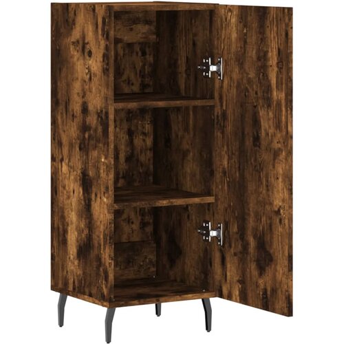 Komoda boja dimljenog hrasta 34,5x34x90 cm konstruirano drvo Slike
