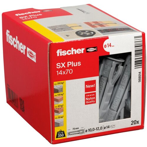 Fischer Plastična tipla SX plus 14x70 univerzalna 20/1 Slike