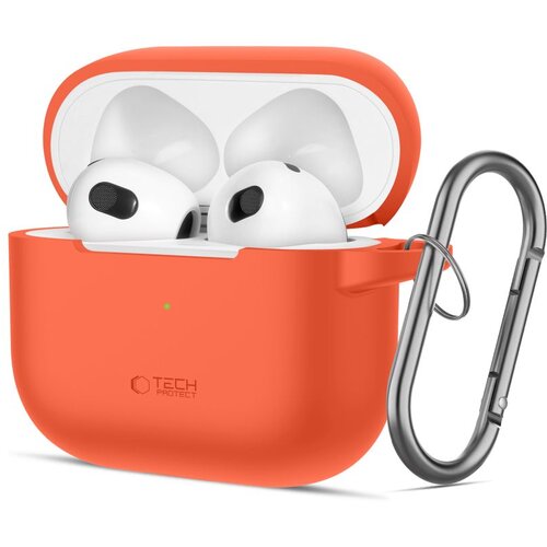 TECH-PROTECT SILIKONSKI OVITEK HOOK ZA APPLE AIRPODS 3 NEON ORANŽEN, (22006461) Cene