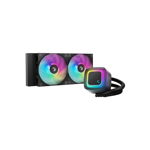 DeepCool Komplet za tekočinsko hlajenje AIO Liquid Cooler LE240 V2, 240mm, ARGB, črn Cene