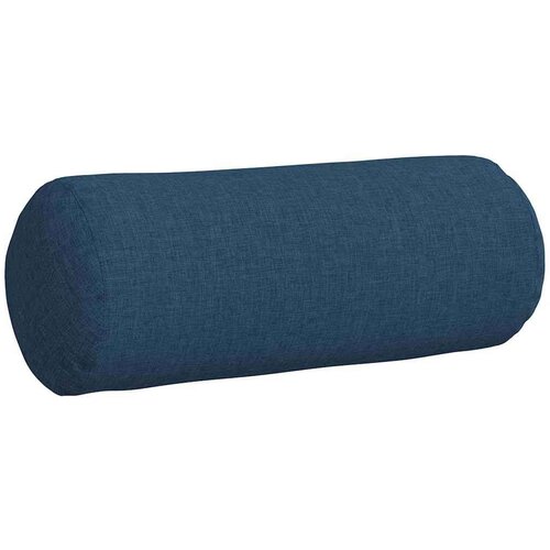 VidaXL valjkasti jastučići 2 pcs plava &amp;Oslash; 15 x 40 cm tkanina Slike
