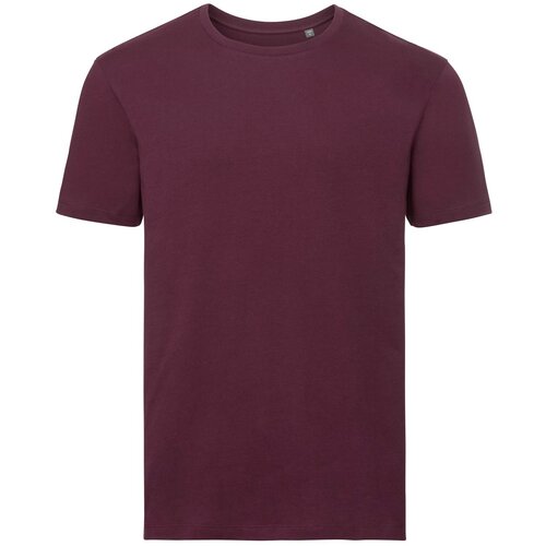 RUSSELL Burgundy Men&amp;#039;s T-shirt Pure Organic Slike