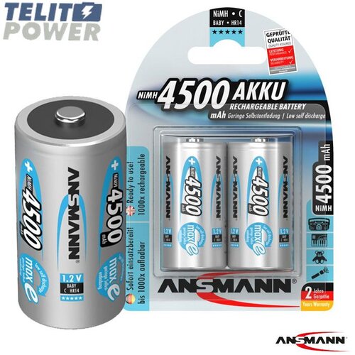 Ansmann Punjiva NiMH 1.2V 4500mAh C / HR14 Tip 4500 ( cena po komadu ) Cene