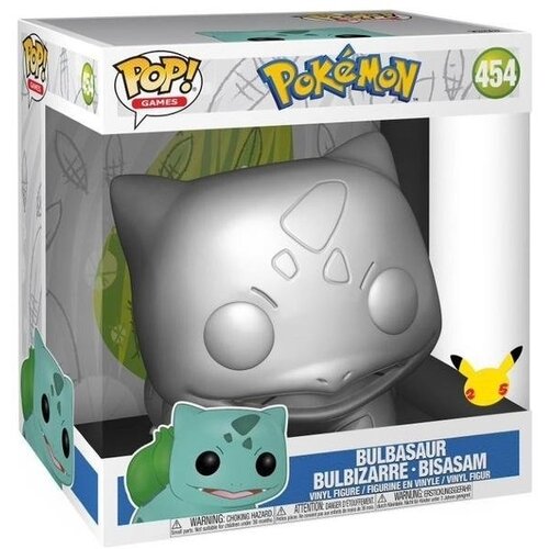 Funko Pop figura Games Pokemon Bulbasaur 25 cm srebrna metalik Cene