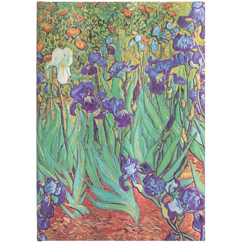  NOTES 13X18CM-MIDI CRTE 72L S GUMICOM VAN GOGH IRISES PAPERBLANKS PB8204-0 Cene