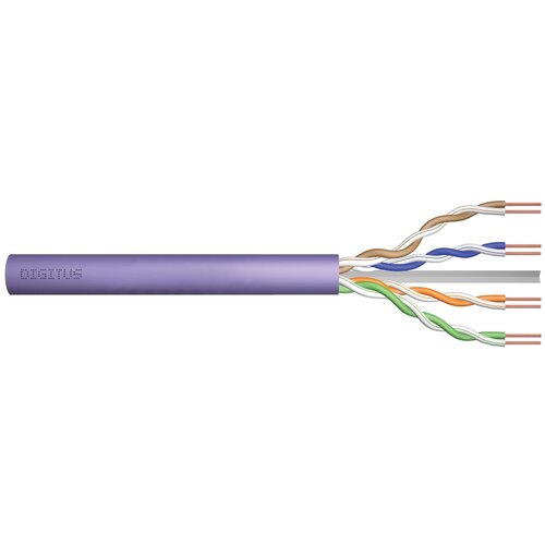 Digitus Cat.6 Installation Cable, U /UTP, B2ca, AWG 23 /1, LSOH, 100m, Purple, Cijene