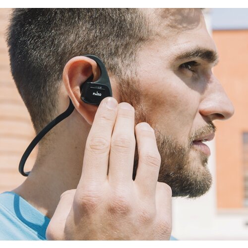 Puro brezžične slušalke bluetooth športne slušalke z gumbom sive Cene