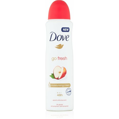 Dove go fresh apple & white tea dezodorans sprej 150ml Slike