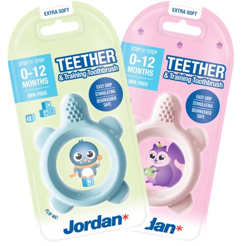 Jordan Step by Step 0-12m četkica za zube i grickalica 1 kom Slike