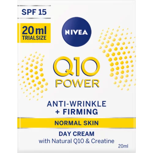 Nivea Q10 Power Anti-Wrinkle + Firming SPF15 negovalna dnevna krema proti gubam 20 ml za ženske