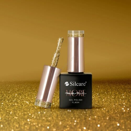 Silcare manimore gel polish flash gold trajni gel lak za nokte uv i led Cene