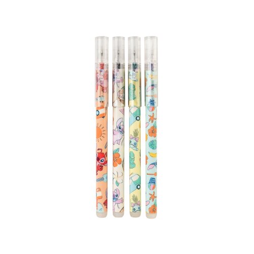 Grupo Erik Editores S. L. Disney, Lilo &amp;amp; Stitch - Pi&amp;scaron;i bri&amp;scaron;i hemijske olovke set 4 - Disney, Stitch Slike