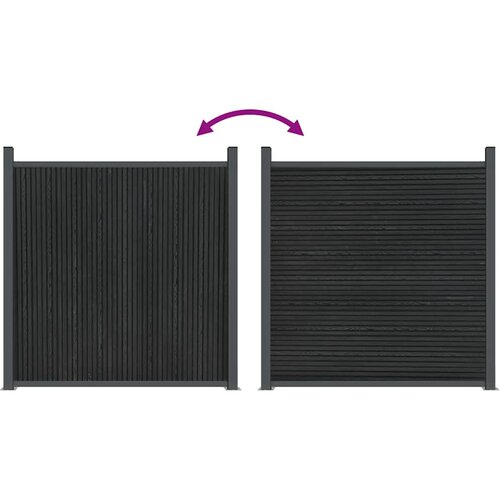  za ogradu sivi 699 x 186 cm WPC Slike