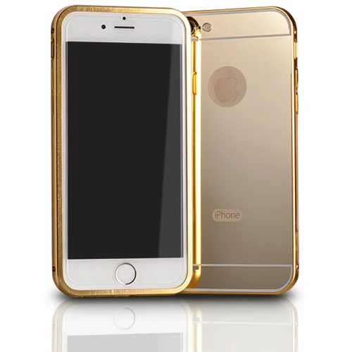 ALU Mirror Bumper za Apple iPhone 6S Plus / iPhone 6 Plus (5.5") - zlati