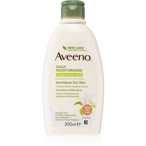 Aveeno Daily Moisturising Yoghurt body wash hranilni gel za prhanje Vanilla & Yoghurt 300 ml Cene