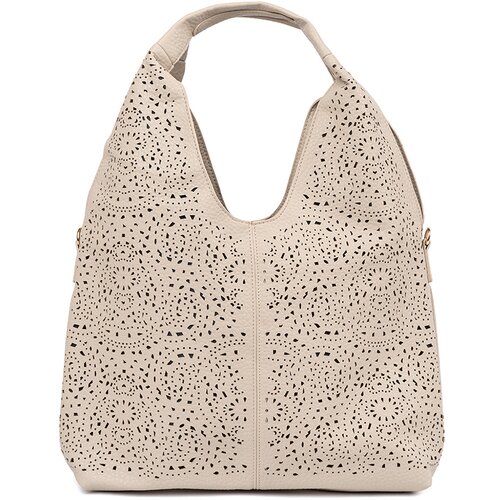 Shelvt Beige openwork shoulder bag Cijene