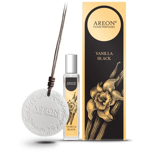 Areon Di&amp;scaron;eča keramična plo&amp;scaron;čica Home Perfumes, črna vanilija, (5000081148) Slike