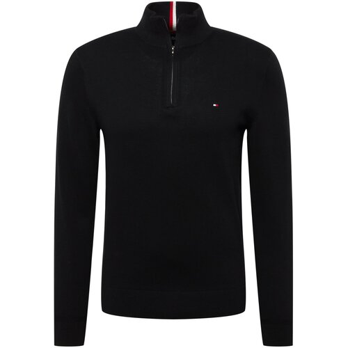 Tommy Hilfiger Pulover mornarska / ognjeno rdeča / črna / bela Slike