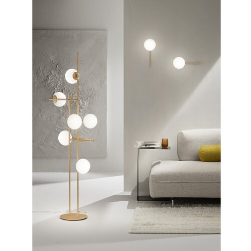  Ondaluce - Zidna svetiljka JEWEL 1xE14/10W/230V zlatna/bela Slike