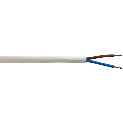  Izolirani kabel (H03VV-F2x0,75, 20 m, Bijele boje) Slike