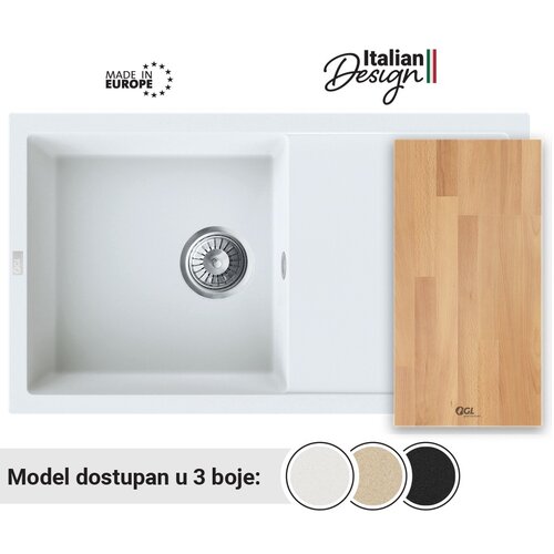 GL sudopera ankona 1KO bela 760x440/195 mm Cene