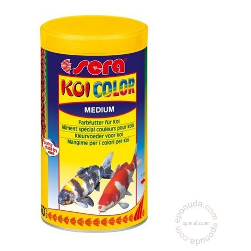 Sera hrana za koi šarane Koi Color Medium, 1000 ml Slike